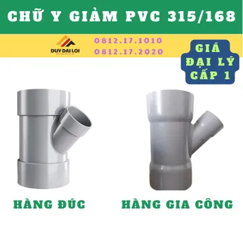 CHỮ Y GIẢM PVC 315-168