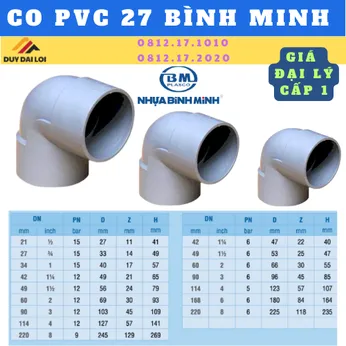 CO PVC 27 BÌNH MINH