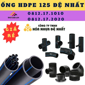 Ống hdpe 125 đệ nhất