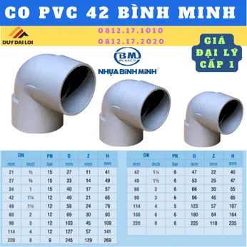 CO PVC 42 BÌNH MINH