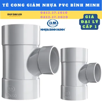 TÊ CONG GIẢM PVC BÌNH MINH