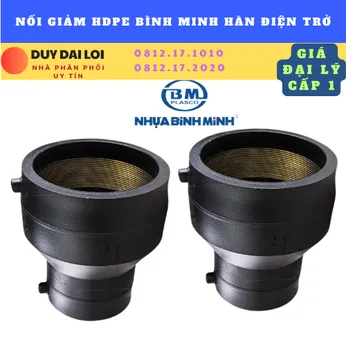 NỐI GIẢM HDPE  BÌNH MINH HÀN ĐIỆN TRỞ