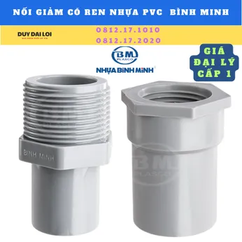 NỐI GIẢM CÓ REN NHỰA BÌNH MINH