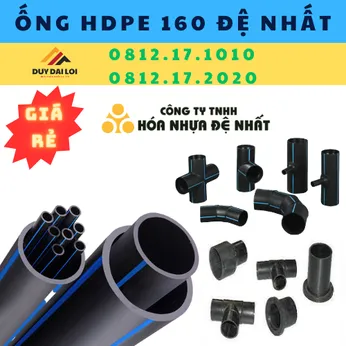 Ống hdpe 160 đệ nhất