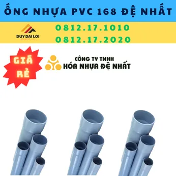 ỐNG NHỰA PVC 168 ĐỆ NHẤT