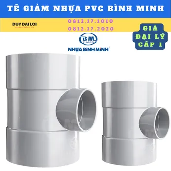 TÊ GIẢM NHƯẠ PVC BÌNH MINH