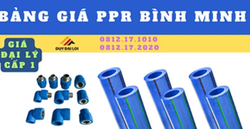Bảng giá PPR Bình Minh mới nhất 2023