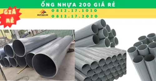 Ống nhựa tổ hợp phi 200 giá rẻ - Dùng trong thoát nước trang trại - Thủy lợi - Giải pháp tiết kiệm