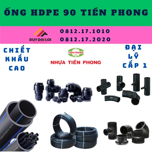 Ống HDPE 90 Tiền Phong