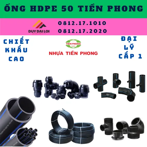 Ống HDPE 50 Tiền Phong