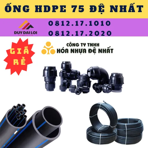Ống hdpe 75 đệ nhất