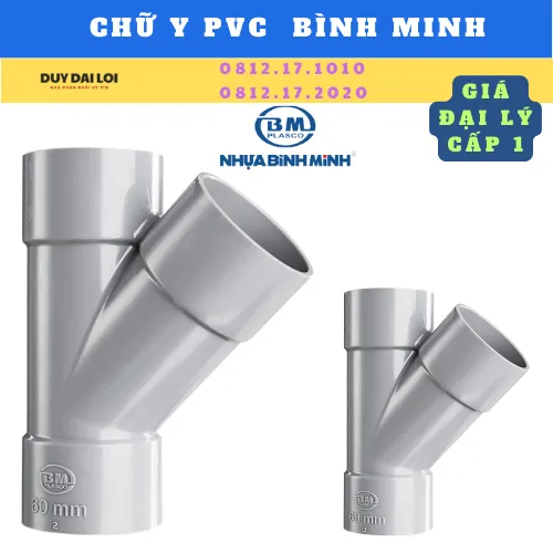CHỮ Y PVC BÌNH MINH