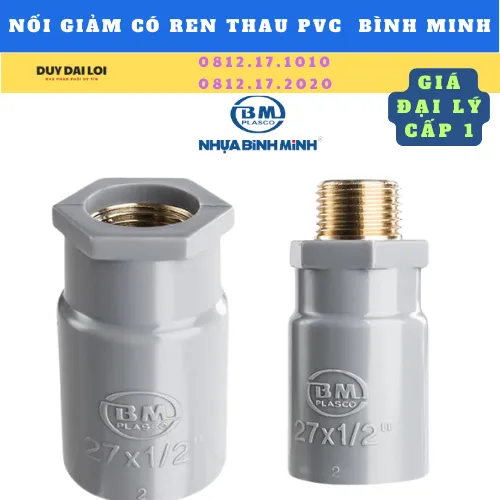 NỐI GIẢM CÓ REN THAU BÌNH MINH