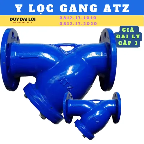 Y LỌC GANG MẶT BÍCH