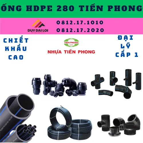 Ống HDPE 280 Tiền Phong