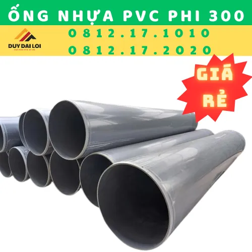 Ống nhựa pvc phi 300
