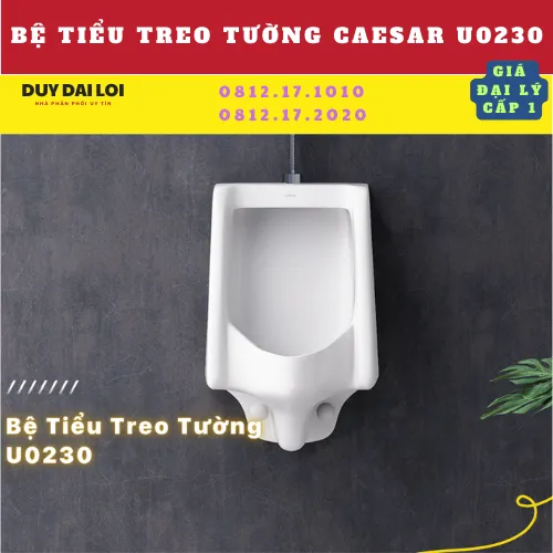 BỆ TIỂU TREO TƯỜNG CAESAR U0230
