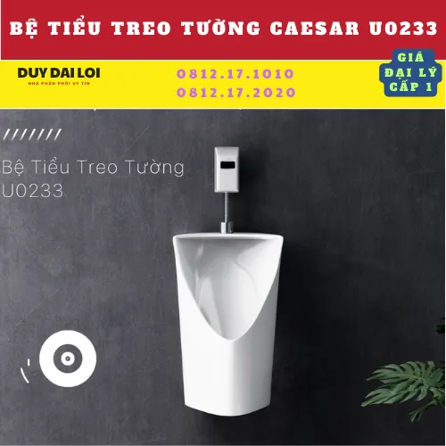 BỆ TIỂU TREO TƯỜNG CAESAR U0233
