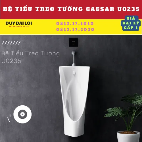 BỆ TIỂU TREO TƯỜNG CAESAR U0235