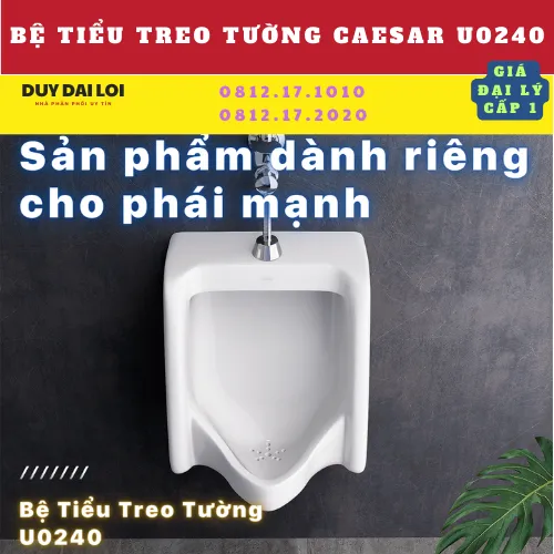 BỆ TIỂU TREO TƯỜNG CAESAR U0240