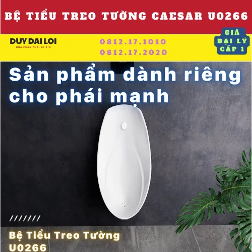 BỆ TIỂU TREO TƯỜNG CAESAR U0266