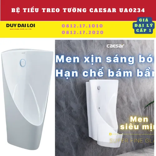BỆ TIỂU TREO TƯỜNG CAESAR UA0234