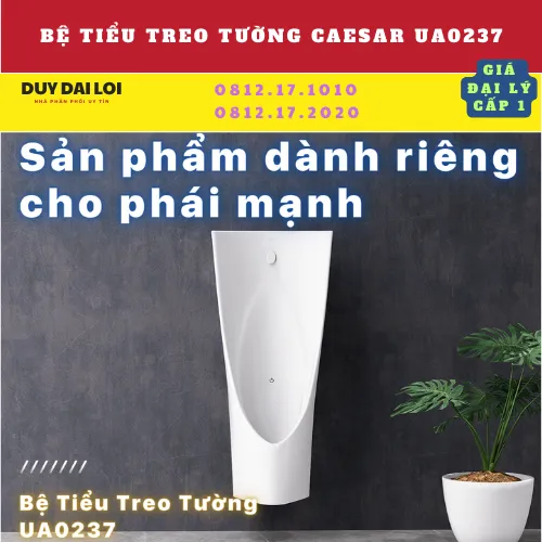 BỆ TIỂU TREO TƯỜNG CAESAR UA0237