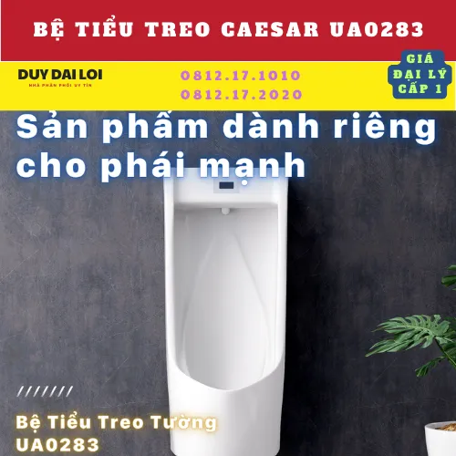 BỆ TIỂU TREO TƯỜNG CAESAR UA0283