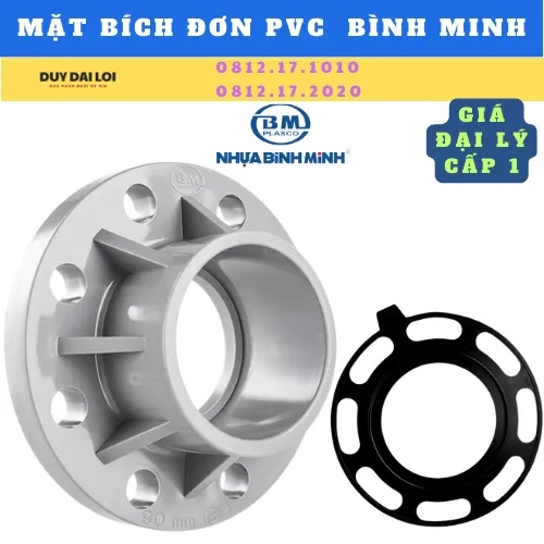 MẶT BÍCH ĐƠN PVC BÌNH MINH