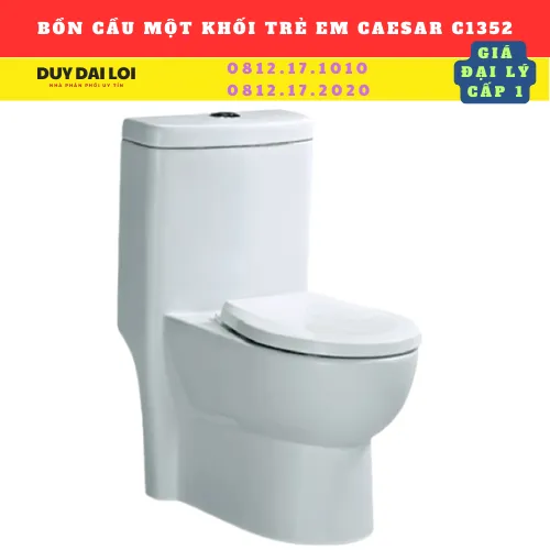 BỒN CẦU MỘT KHỐI TRẺ EM CAESAR C1352