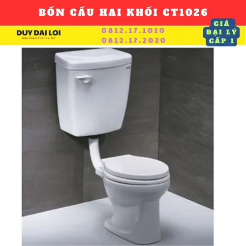 BỒN CẦU HAI KHỐI TRẺ EM CT1026 CAESAR