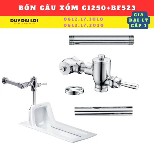 BỒN CẦU XỔM C1250/BF523
