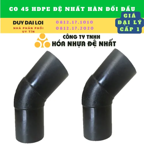 CO 45 HDPE HÀN ĐỐI ĐẦU ĐỆ NHẤT
