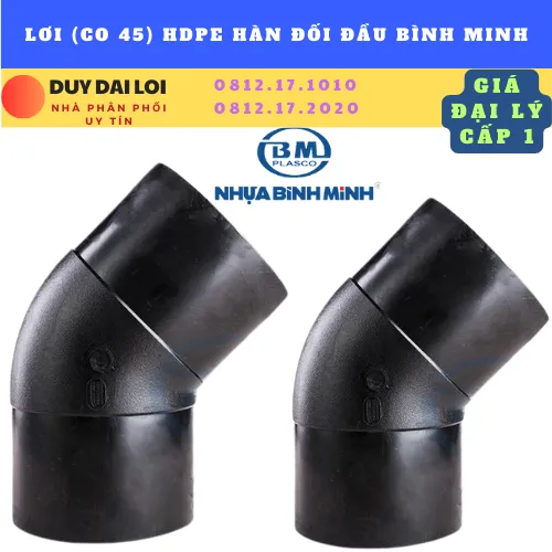 LƠI 45 HDPE HÀN ĐỐI ĐẦU BÌNH MINH