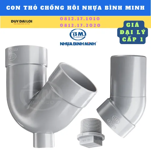 CON THỎ CHỐNG HÔI NHỰA PVC BÌNH MINH