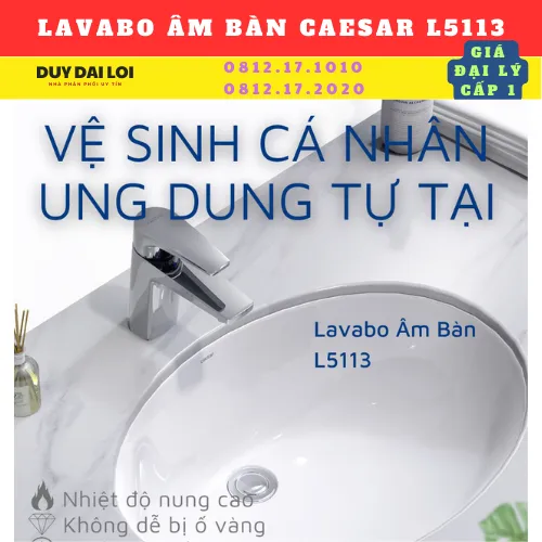 LAVABO ÂM BÀN CAESAR L5113