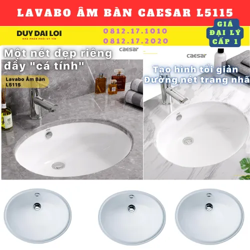 LAVABO ÂM BÀN CAESAR L5115