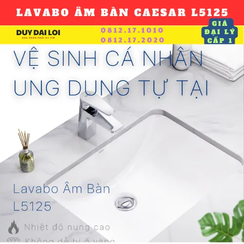 LAVABO ÂM BÀN CAESAR L5125