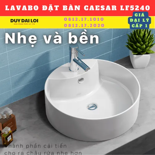 LAVABO ĐỂ BÀN CAESAR  LF5240