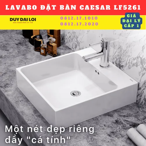 LAVABO ĐỂ BÀN CAESAR  LF5263