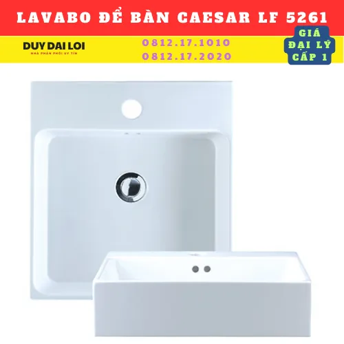 LAVABO ĐỂ BÀN CAESAR LF5261