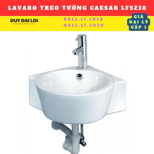 LAVABO TREO TƯỜNG CAESAR  LF5238