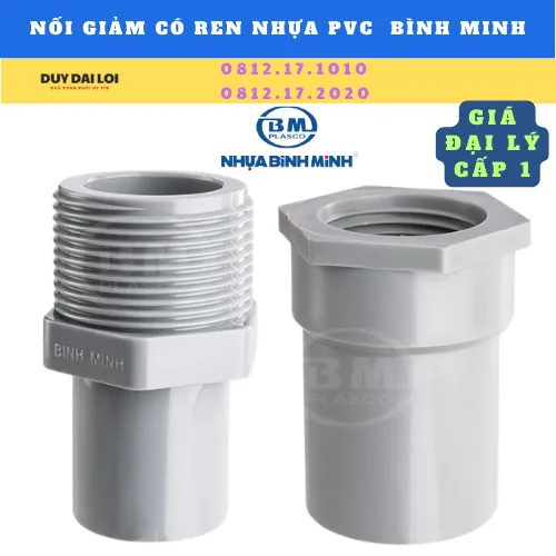 NỐI GIẢM CÓ REN NHỰA BÌNH MINH
