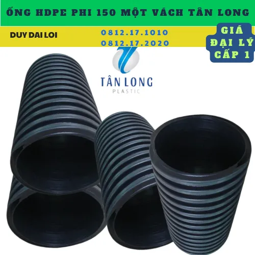 ỐNG HDPE PHI 150 MỘT VÁCH TÂN LONG