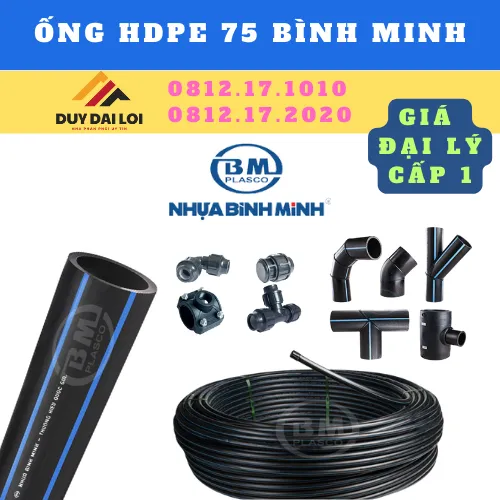ỐNG HDPE 75 BÌNH MINH