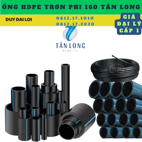 ỐNG HDPE TRƠN PHI 160 TÂN LONG