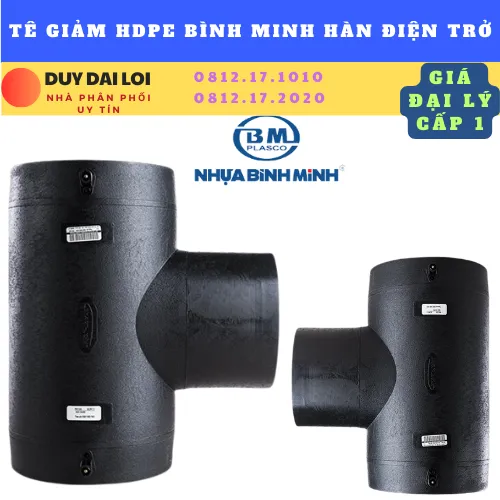 TÊ GIẢM HDPE  BÌNH MINH HÀN ĐIỆN TRỞ