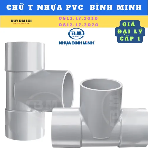 TÊ PVC BÌNH MINH