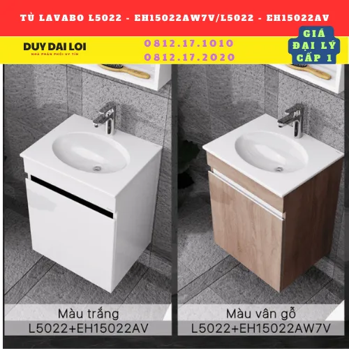 TỦ LAVABO L5022 - EH15022AW7V- L5022 - EH15022AV