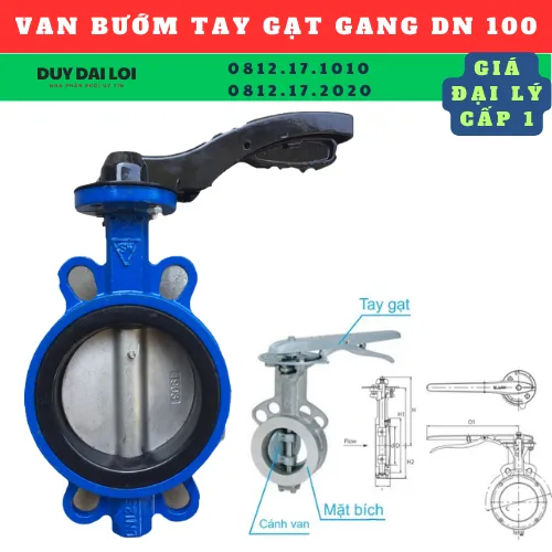 VAN BƯỚM TAY GẠT GANG SAMWOO DN 100
